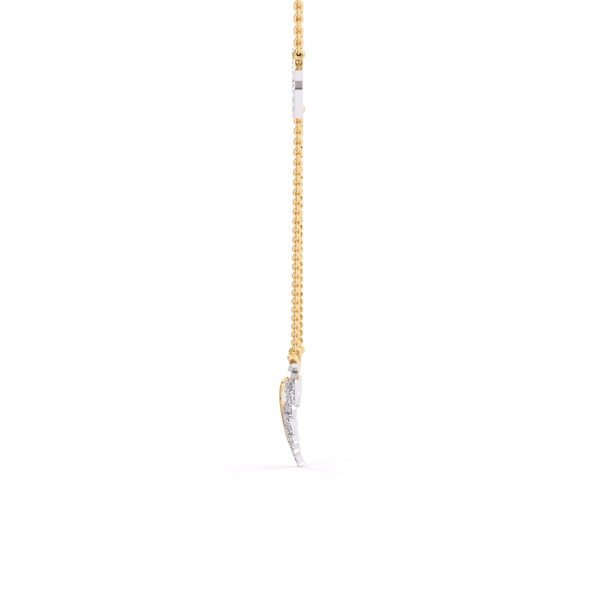 Religious Swastik & OM Diamond Gold Pendant